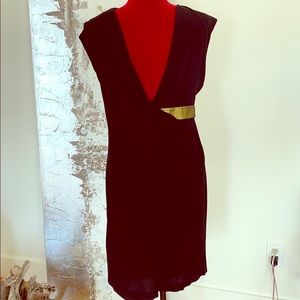 Diane von Furstenberg black dress